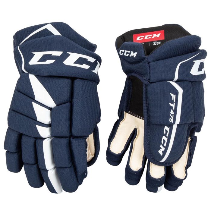 Краги CCM Jetspeed FT475 JR підліткові NAVY/WHITE