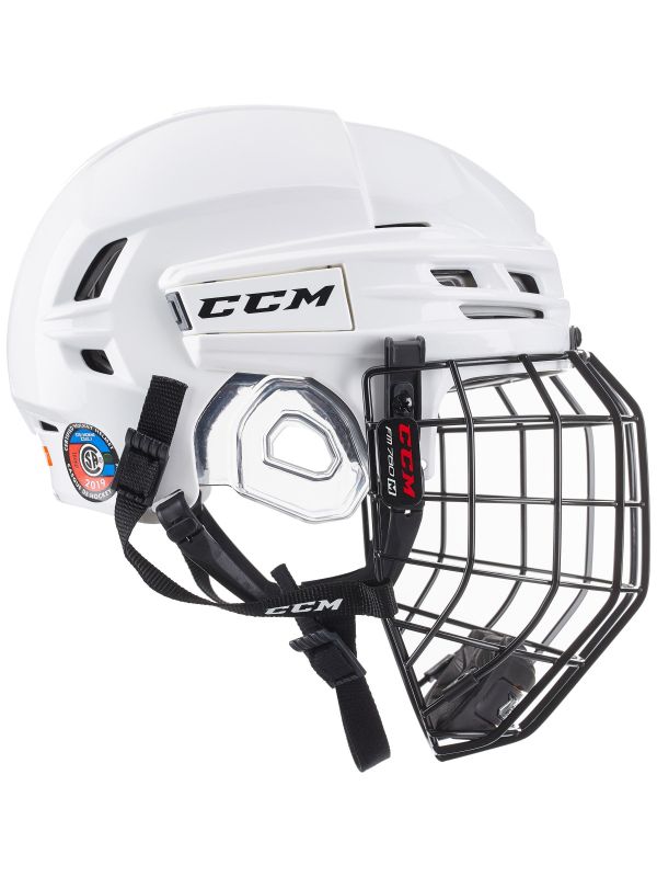 Шолом CCM TACKS 910 з решіткою WHITE