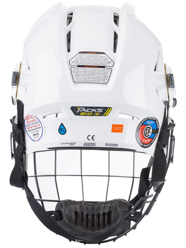 Шолом CCM TACKS 910 з решіткою WHITE