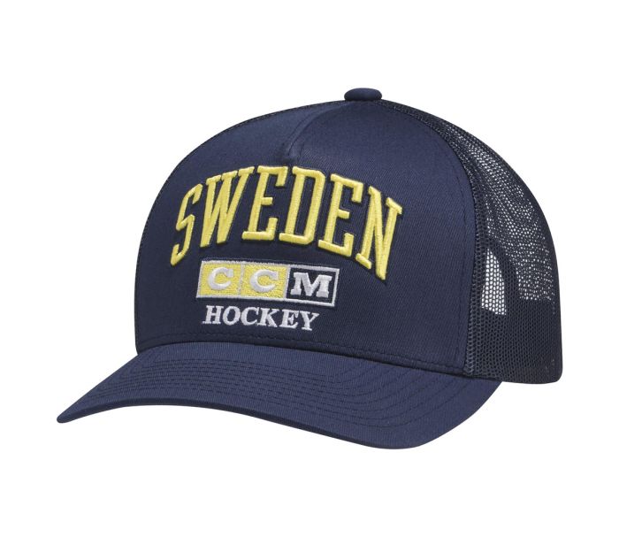 Кепка CCM Meshback Trucker Team SWEDEN HTR22A