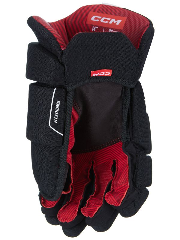 Краги CCM NEXT JR подростковые BLACK/WHITE